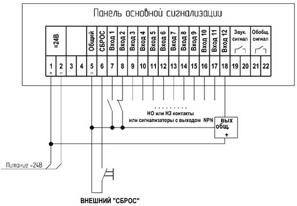 Схема соединений Схема электрических соединений