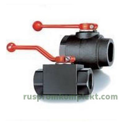 Блочный шаровый кран DN32 G1 1/4' PN315 фото 1