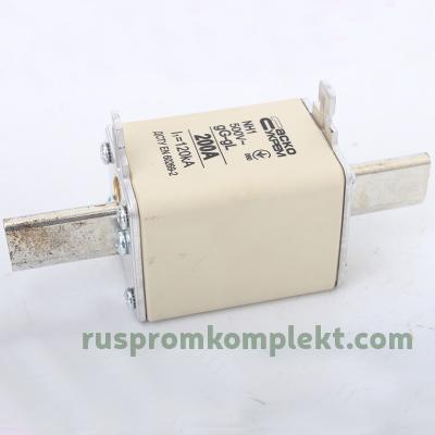 Предохранитель 200а nh1 gL gG 500v l1=120KA фото 1