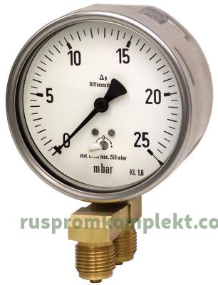 Дифференциальный манометр с мембранной коробкой 716.11