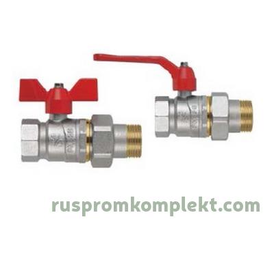Кран шаровый муфтовый с переходником PERFECTA GP2240