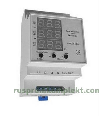 Реле напряжения трехфазное ADC-0133 фото 1