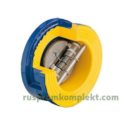 Клапан обратный подпружиненный межфланцевый 407 фото 1