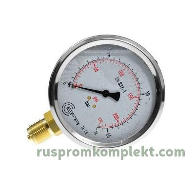 Манометр глицериновый DN 100 g1/2