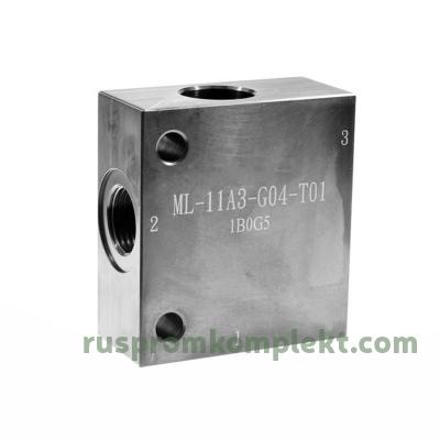 Корпус картриджного клапана ML-11A3-G04-S01 фото 1