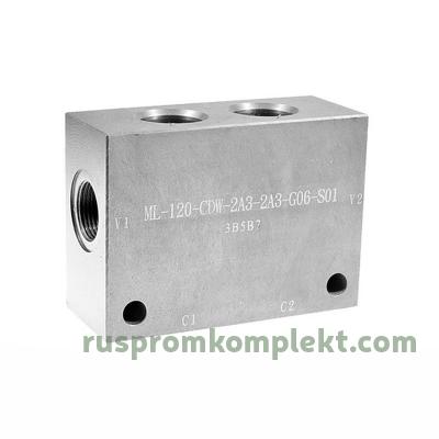 Корпус картриджного клапана ML-120-CDW-2A3-2A3-G06-S01 фото 1