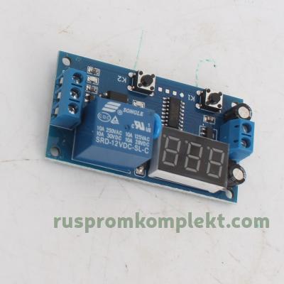 Циклическое реле времени на 12 Вольт с индикацией SRD-12VDC-SL-C фото 1