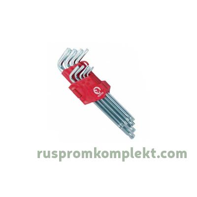 Набор Г-образных ключей TORX 9 шт, Т10-Т50, Cr-V, Big INTERTOOL HT-0608