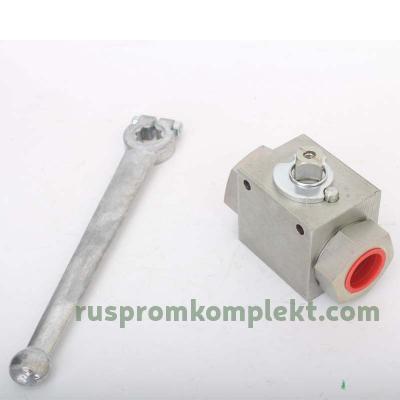 Блочный шаровый кран DN20 G3/4 PN400 - фото