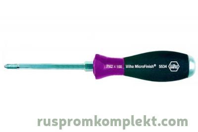 Фото отвертки MicroFinish Phillips со стальным набалдашником