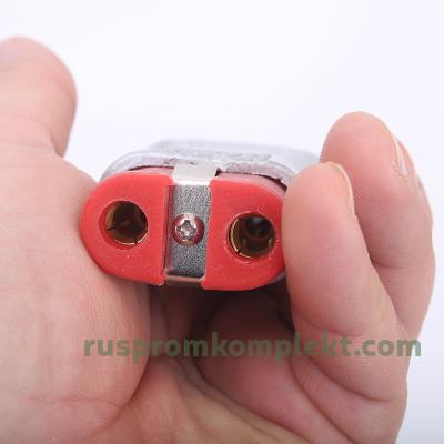 Разъем двухконтактный термостойкий (ZA727Si)-TX1004 фото 1