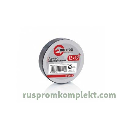 Лента изоляционная 0,15 мм x 17 мм x 10 м черная INTERTOOL IT-0011