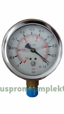 Вакуумметр глицериновый D=63 g1/4